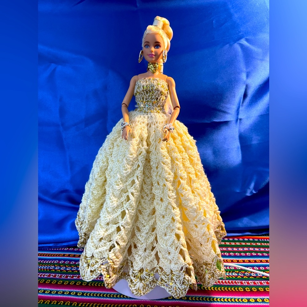 Barbie's Custom-Made Crochet dress